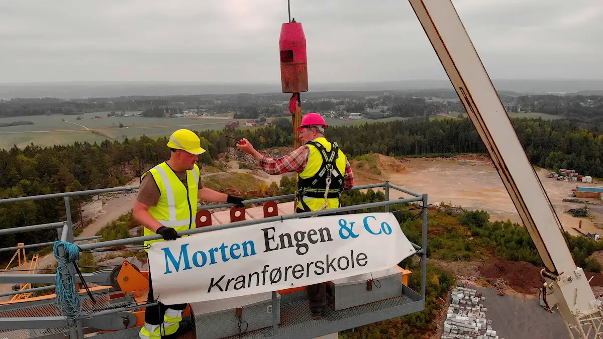 Kranførerkurs morten-engen i tårnkran